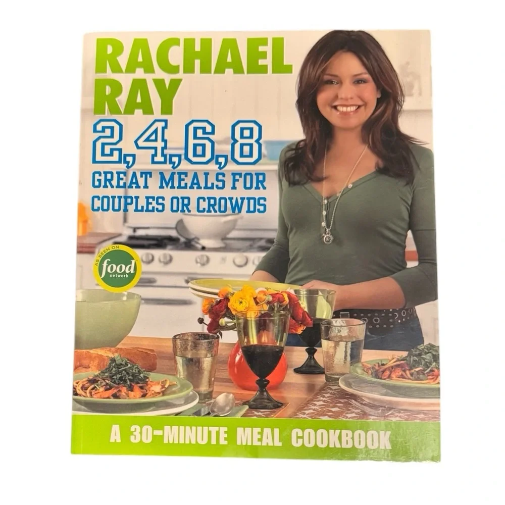 🔵 3 /$15 - Rachael Ray 2, 4 6, 8 Great Meals for Couples or Crowds Cookbook